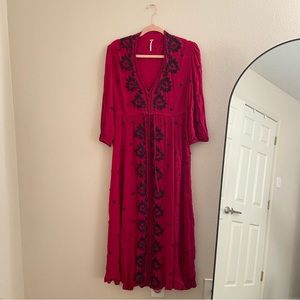 Free People Dress Magenta